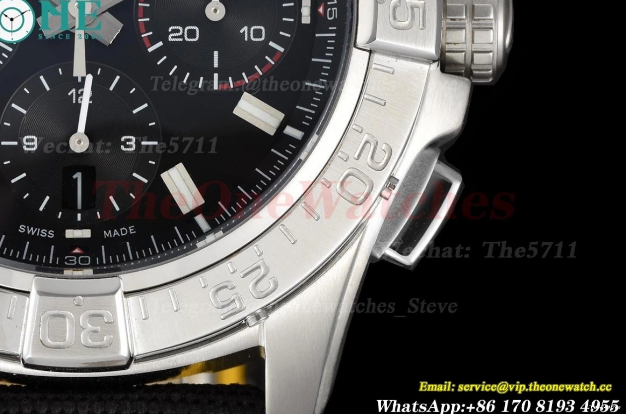 SS NY BLSF B01 Avenger Cal.01 Black 44mm Dial Chrono 0514